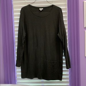 Olive JJill cozy flattering soft tunic